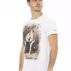 Trussardi Action Herren-T-Shirt aus weißer Baumwolle