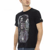 T-shirt Trussardi Action en coton noir pour homme