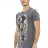 T-shirt Trussardi Action en coton gris pour homme