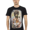 Trussardi Action Schwarzes Baumwoll-T-Shirt