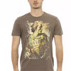 T-shirt Trussardi Action en coton marron pour homme