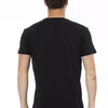 Trussardi Action Schwarzes Baumwoll-T-Shirt