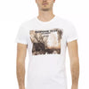 T-shirt Trussardi Action en coton blanc pour homme