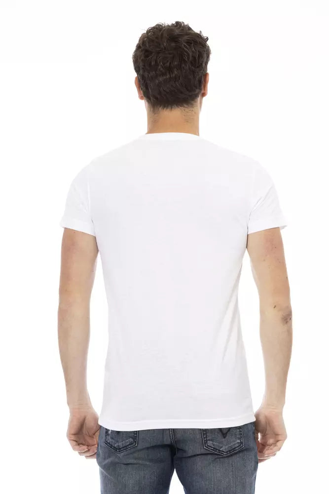 T-shirt Trussardi Action en coton blanc pour homme