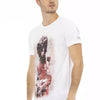 T-shirt Trussardi Action en coton blanc pour homme