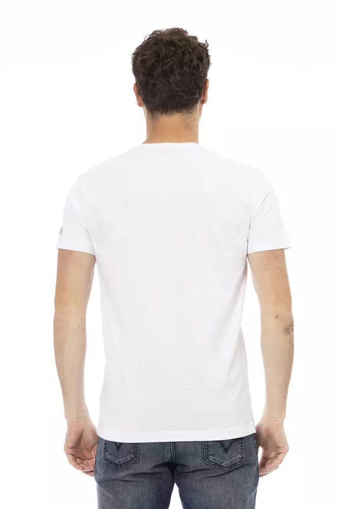 T-shirt Trussardi Action en coton blanc pour homme