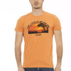 T-shirt Trussardi Action en coton orange pour homme