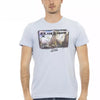 Trussardi Action Light Blue Cotton Men T-Shirt