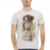 Trussardi Action Graues Baumwoll-T-Shirt