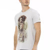 Trussardi Action Graues Baumwoll-T-Shirt