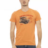 T-shirt Trussardi Action en coton orange pour homme