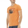 T-shirt Trussardi Action en coton orange pour homme