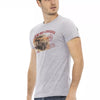 T-shirt Trussardi Action en coton gris pour homme