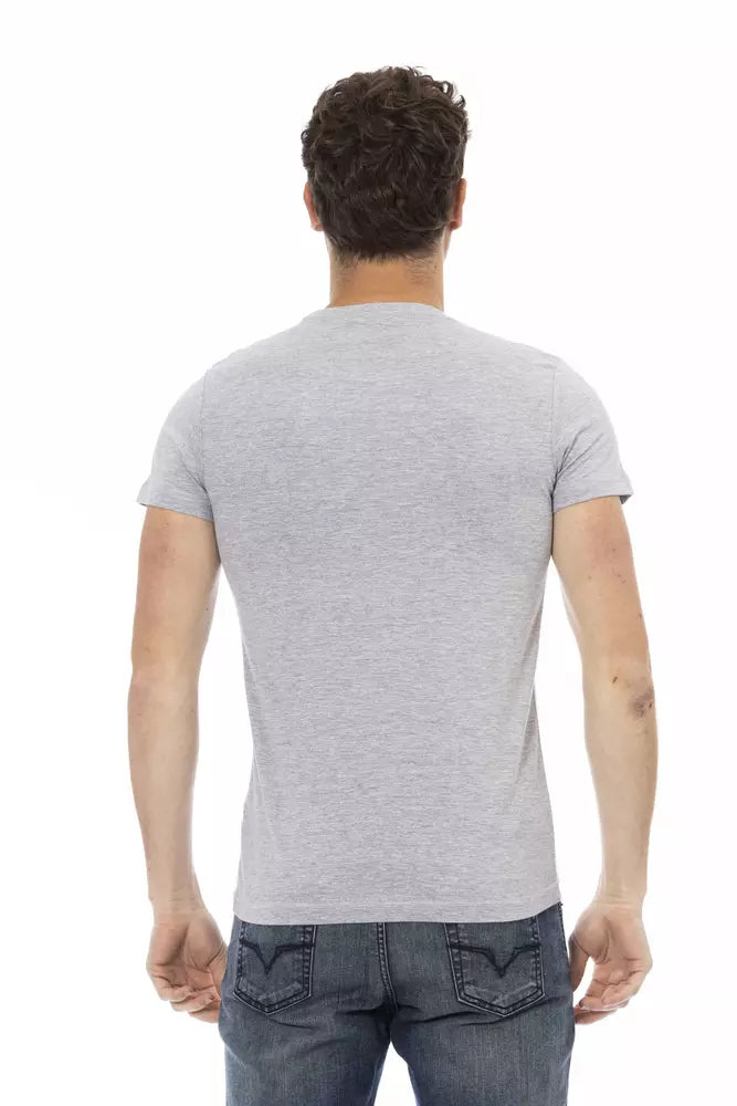 T-shirt Trussardi Action en coton gris pour homme