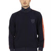 Automobili Lamborghini Blue Polyester Men Sweatshirt