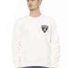 Automobili Lamborghini White Cotton Men's Sweater