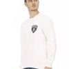 Automobili Lamborghini White Cotton Men's Sweater