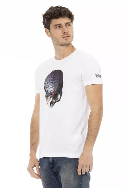 Trussardi Action White Cotton Men's T-Shirt