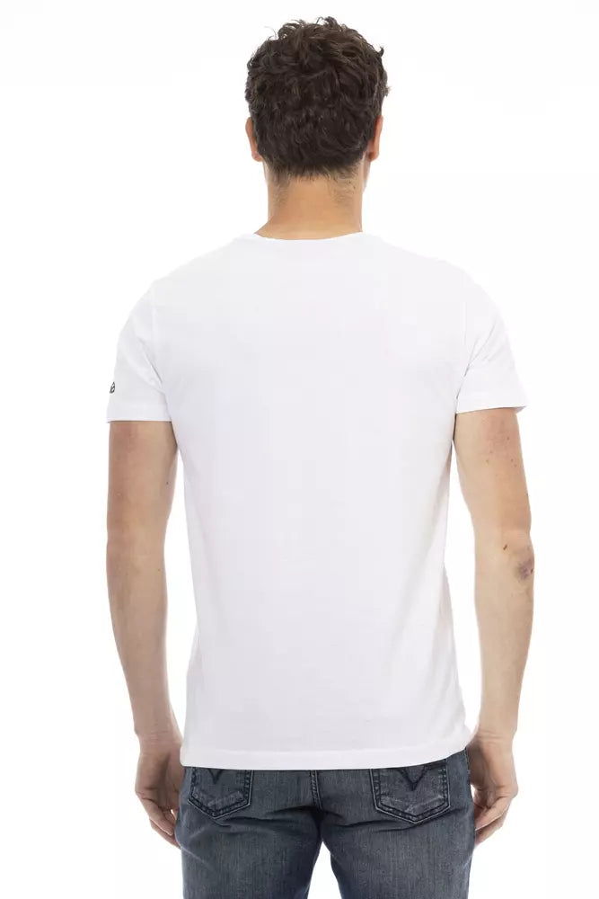 T-shirt Trussardi Action en coton blanc pour homme