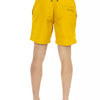 Short de bain Bikkembergs jaune en polyester pour homme