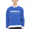 Baldinini Trend Blauer Baumwollpullover