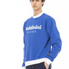Baldinini Trend Blauer Baumwollpullover