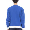 Baldinini Trend Blauer Baumwollpullover