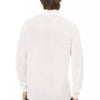 Baldinini Trend White Fabric Men's Turtleneck Sweater