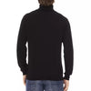 Baldinini Trend Black Fabric Men Sweater Turtleneck