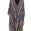 Poncho femme en laine multicolore Missoni