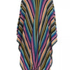 Poncho femme en laine multicolore Missoni