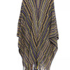 Poncho femme en laine multicolore Missoni