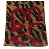 Cavalli Class Brown Wool Men Scarf