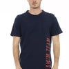 Bikkembergs Blue Cotton Men T-Shirt