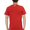 T-shirt homme en coton rouge Bikkembergs