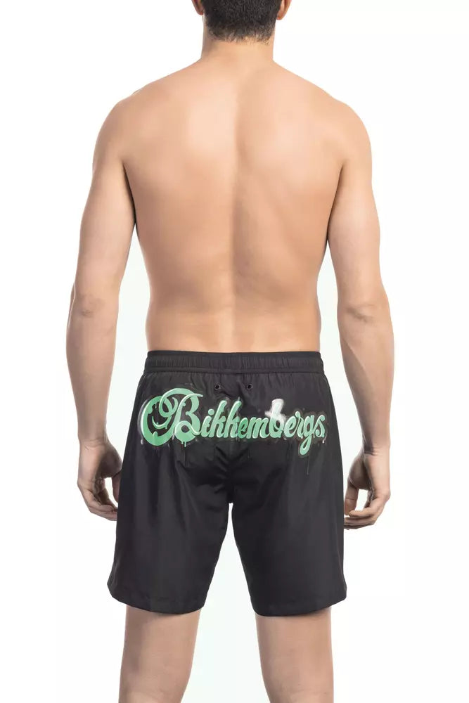 Bikkebergs Badebekleidung aus schwarzem Polyester
