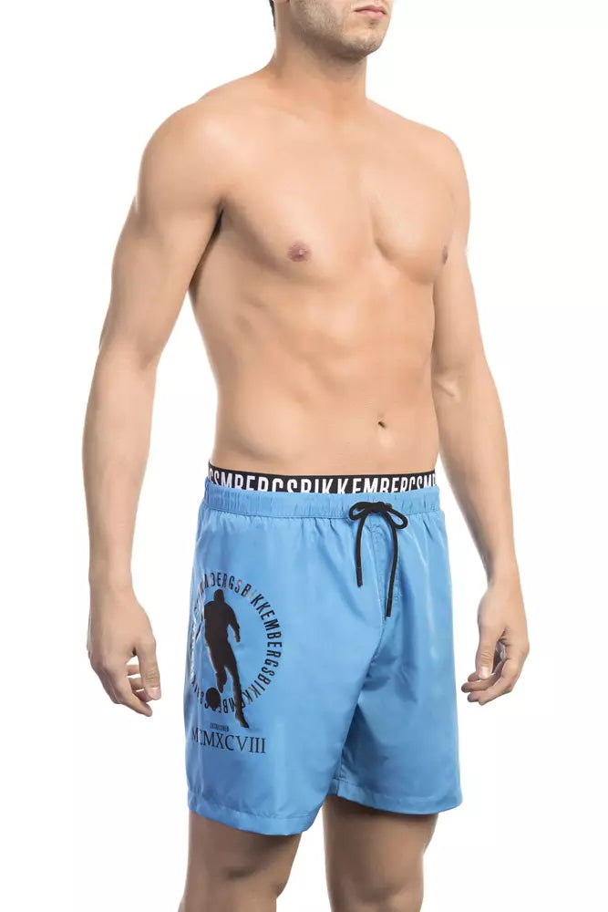 Bikkebergs hellblaue Polyester-Bademode