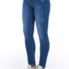 Frankie Morello Blue Denim Damen Jeans