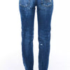Frankie Morello Jeans aus blauer Baumwolle