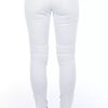 Frankie Morello White Cotton Pant