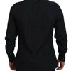 Dolce & Gabbana Black Gold Cotton Slim Fit Dress Mens Shirt