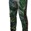 Pantalon en soie multicolore Dolce &amp; Gabbana