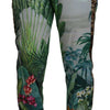 Pantalon en soie multicolore Dolce &amp; Gabbana