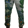 Pantalon en soie multicolore Dolce &amp; Gabbana