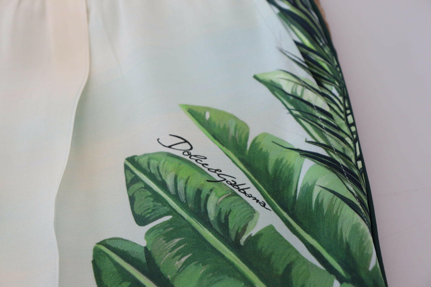 Pantalon en soie multicolore Dolce &amp; Gabbana