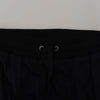 Dolce & Gabbana Black DG Print Mens Jogger Pants