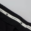 Dolce &amp; Gabbana Grau karierte Herrenhose mit mittlerer Taille