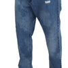 Dolce & Gabbana Blue Washed Cotton Casual Denim Jeans