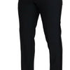 Dolce & Gabbana Black Wool Men Formal Pants