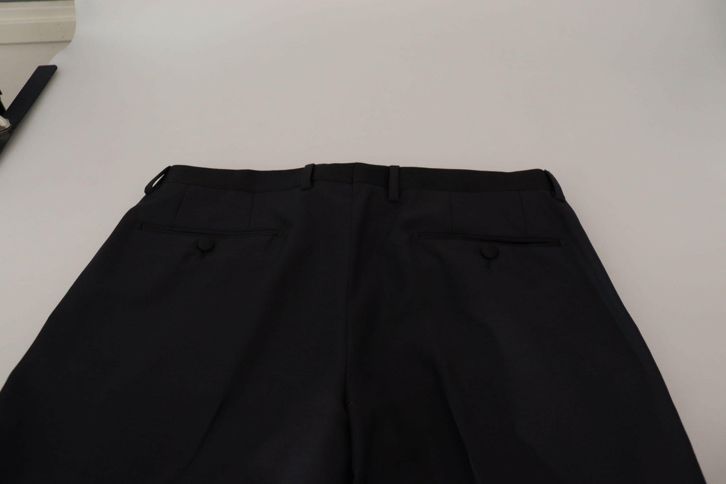 Dolce & Gabbana Black Wool Men Formal Pants
